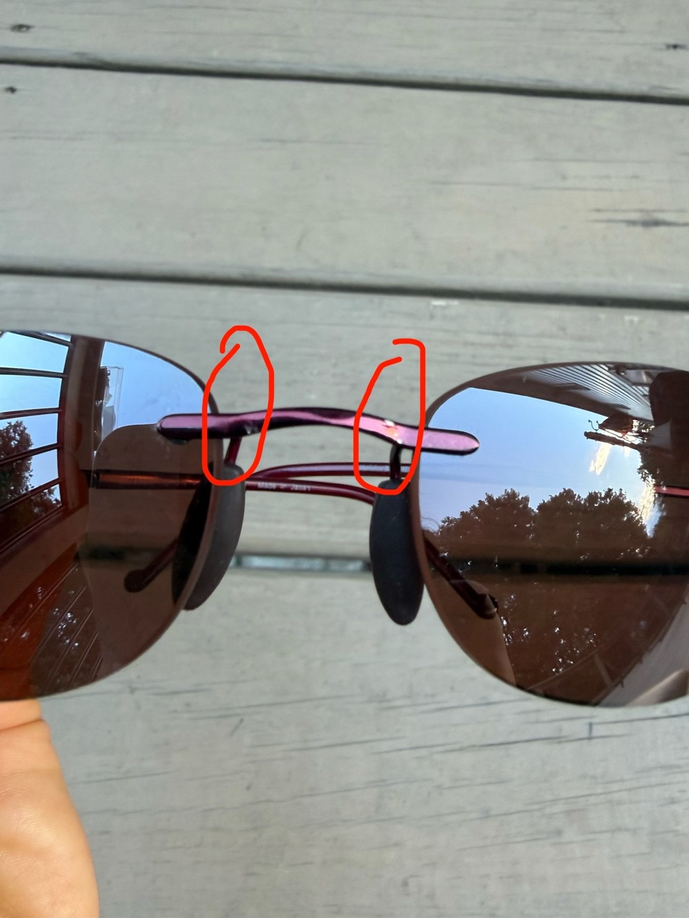 Maui Jim Honolua Bay MJ-516-02 rimless polarized sunglasses - Picture 13 of 16